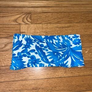 Mikoh Strappy Floral Bandeau Bikini Top